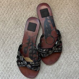 Dolce Vita Stylish Black Women's Sandals